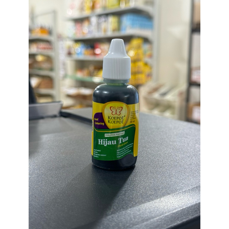

Koepoe Koepoe pewarna makanan water base hijau tua 30ML