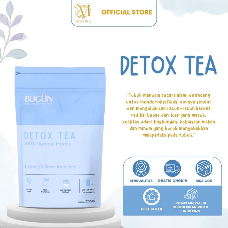 

DETOX TEA - Teh Detox - promil alami, lancar tamu bulanan, detox wanita, detox pria