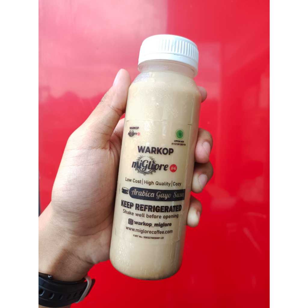 

Minuman Kopi Warkop Miglore (3 Rasa) / Kopi Miglore / Minuman Warkop / Minuman Dingin / kopi hitam / kopi aceh gayo