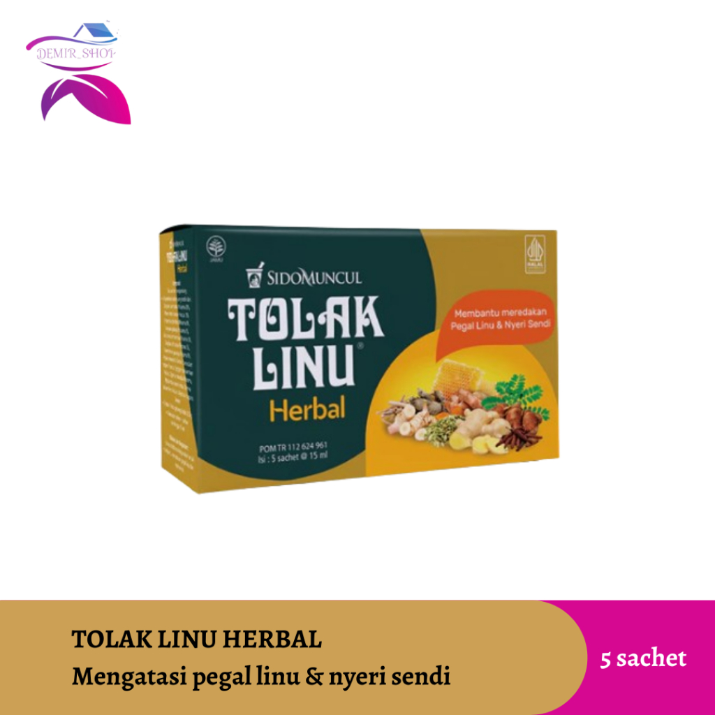 

Tolak Linu Cair Herbal Dus 5 Sachet Mengatasi Pegal Linu & Nyeri SendI