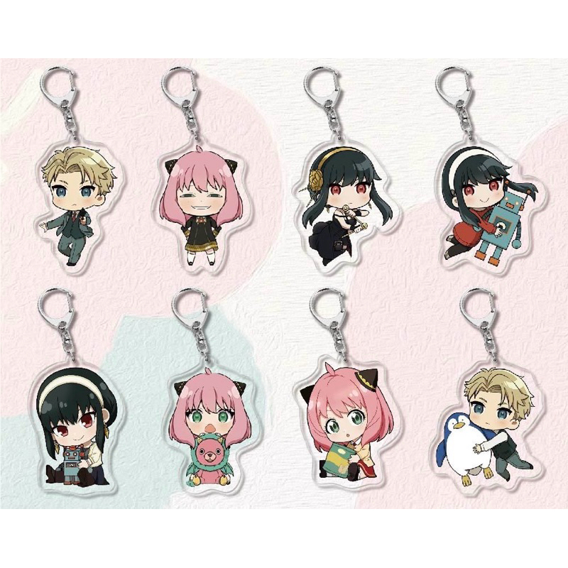 SPY x FAMILY ANIME MANGA ACTION FIGURE GANCI GANTUNGAN KUNCI KEYCHAIN YOR LOID ANYA