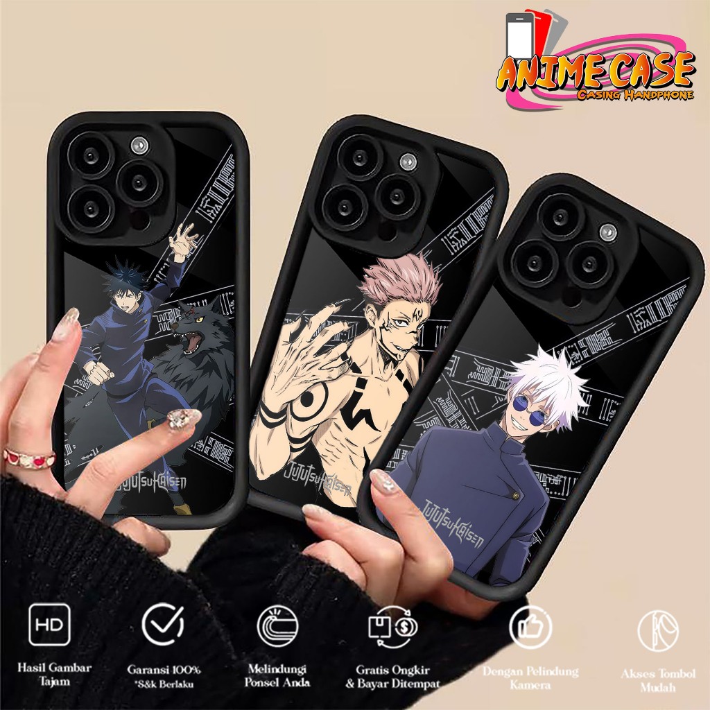 CASE ANIME GOJO FOR ALL TYPE CASE HP GLOSSY HARDCASE SOFTCASE HAPE ANIME CASE