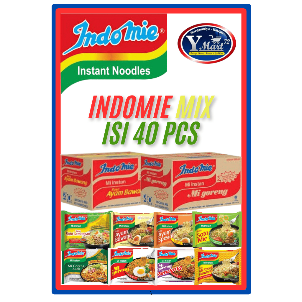 

INDOMIE MIX (BISA CAMPUR) ISI 40PCS