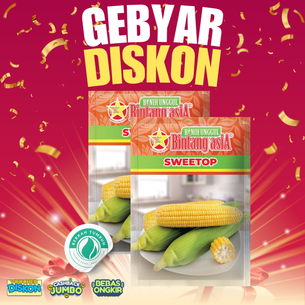 Benih Bibit Jagung Manis Sweetop 25gr - Bintang Asia