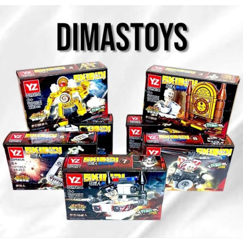 Lego Skibidi Toilet Mainan Brick Lego Edukasi SNI Mainan Lego Menyusun