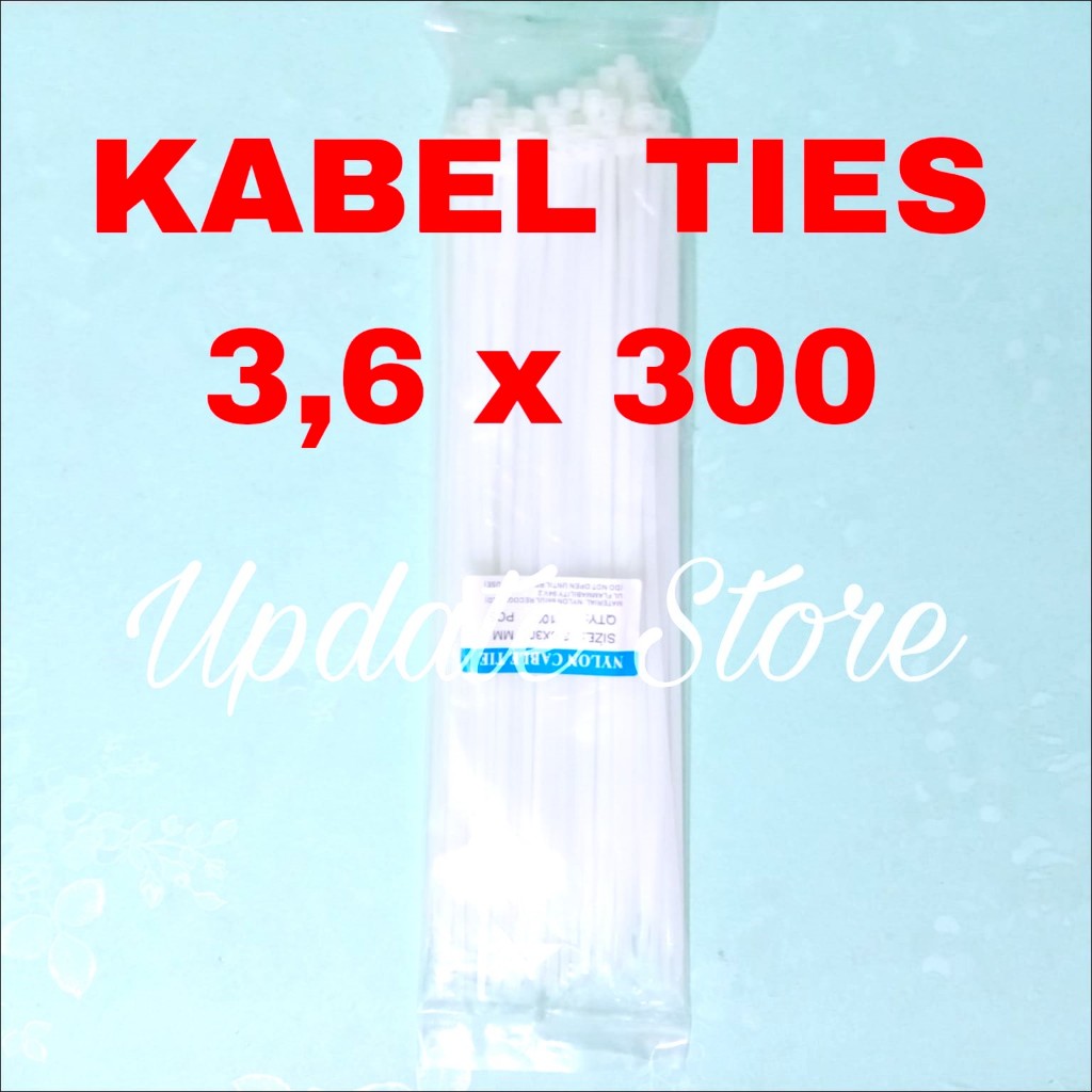 

Kabel Ties 3,6 x 300mm Putih 100pcs