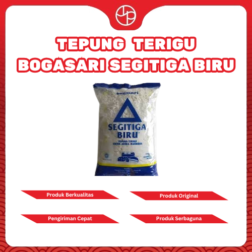 

Tepung Bogasari Segitiga Biru, Tepung Terigu Serbaguna Kemasan 1kg