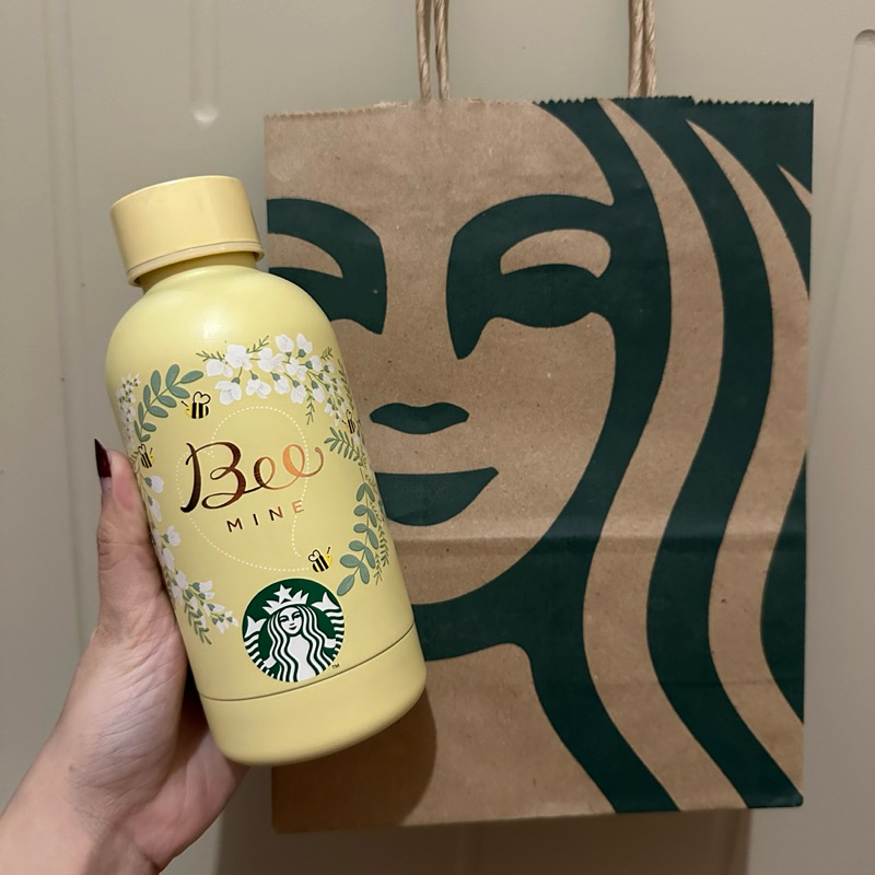 NEW SALE Tumbler Starbucks Bee Mine Yellow Valentine Edition Stainless Steel Original Starbucks Tumb