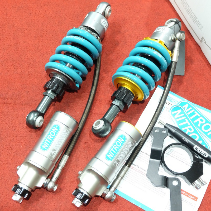 Shock nitron grade tabung pisah 255mm ninja rr sonic125 125z