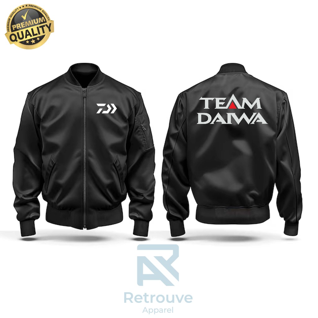 Jaket Bomber Team Daiwa  Jaket Bomber Pria
