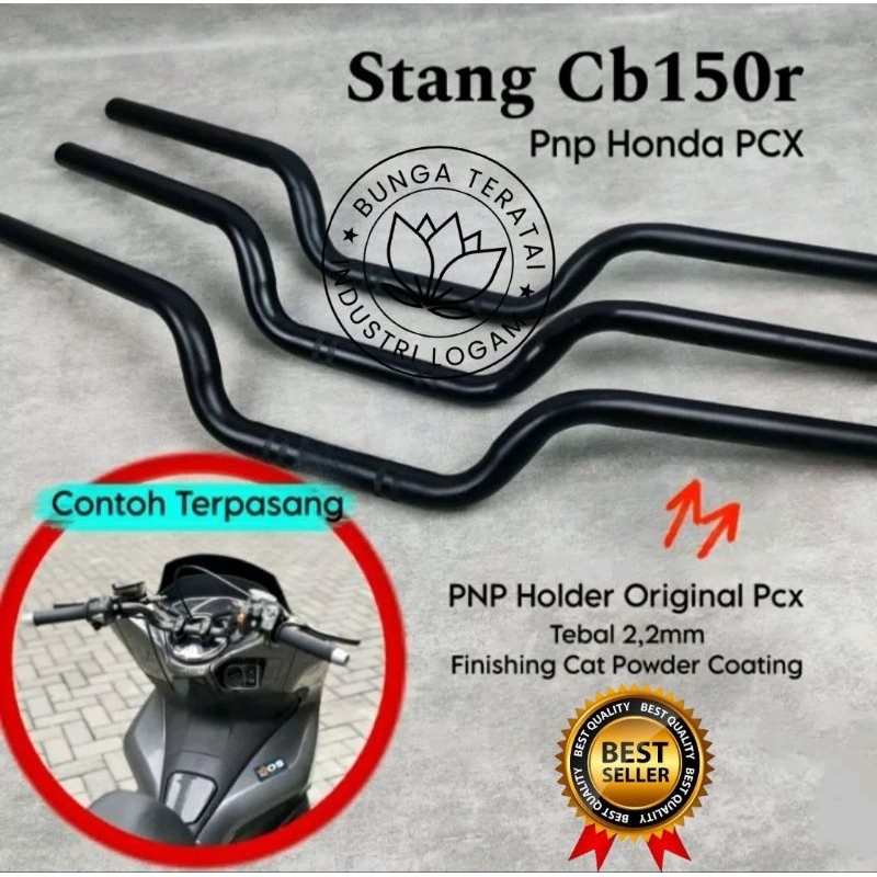 Stang Stir Setang setir honda cb150r CBR cb 150 r led pendek pcx Hitam AHM 99% Mirip ORI AHM