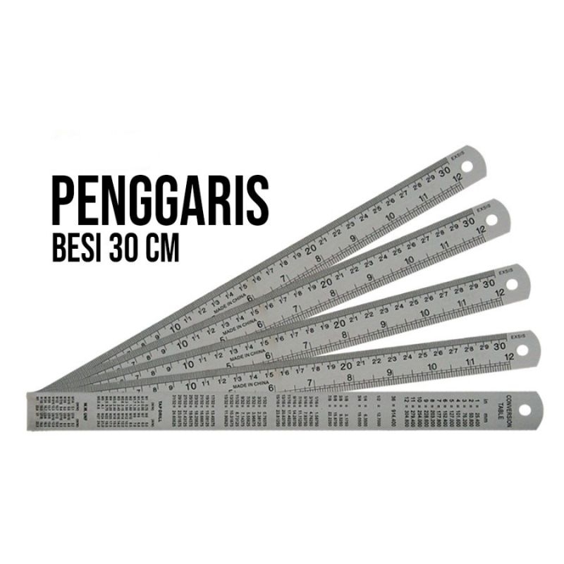 

PENGGARIS BESI 30CM