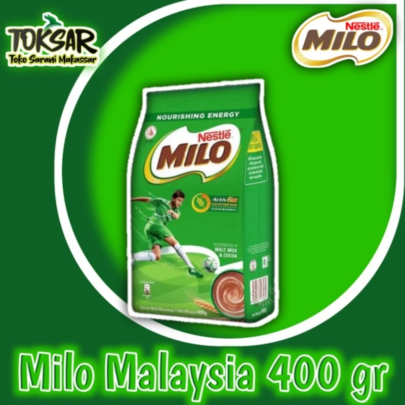 

Milo Malaysia 400 gr Original (FREE Packing Dos) | Minuman Enak Malaysia