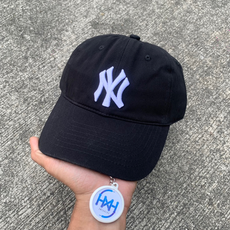 Topi MLB Curved Black New York Yankees Cap - 900470091D