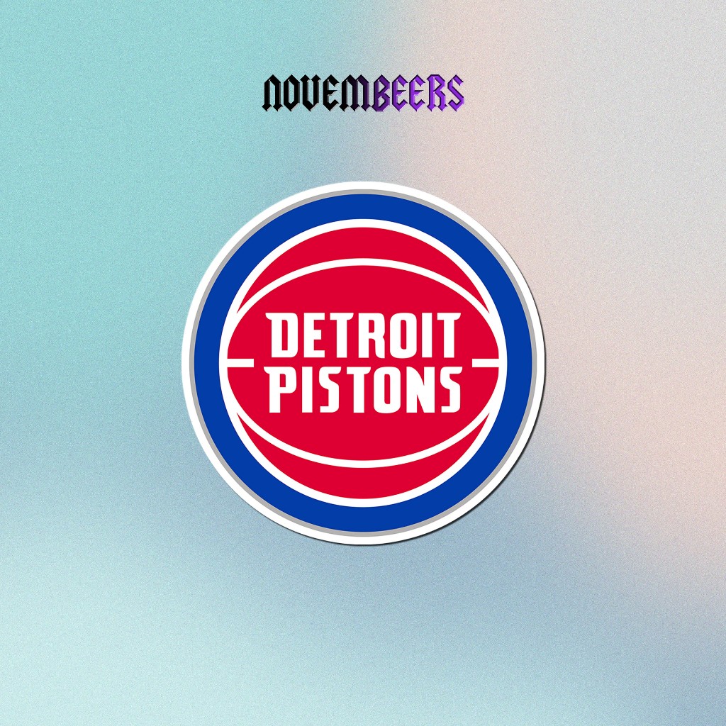 

Stiker Vinyl Detroit Pistons Sticker Vinyl Glossy NBA Team