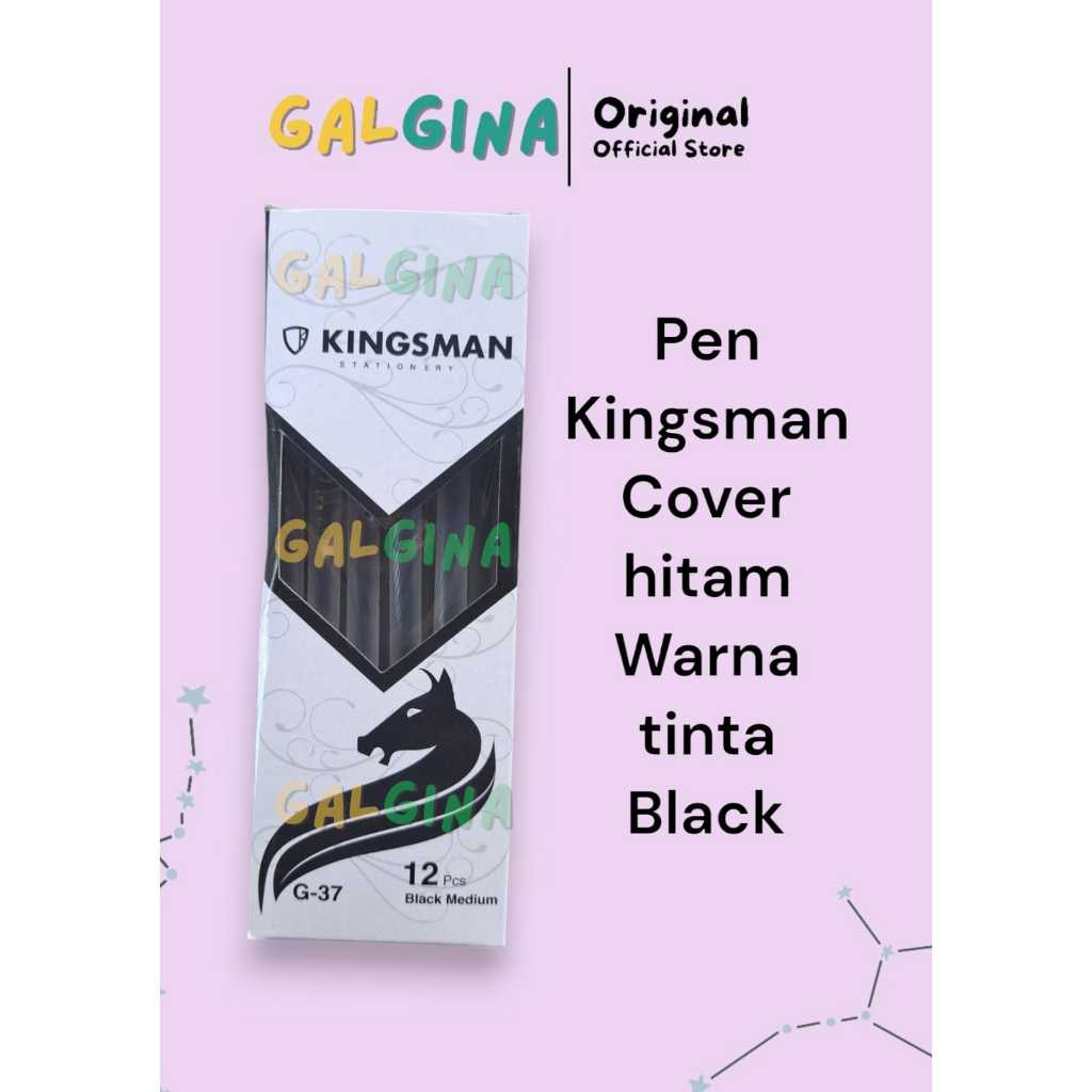 

Kingsman Pulpen G-37 Warna HItam