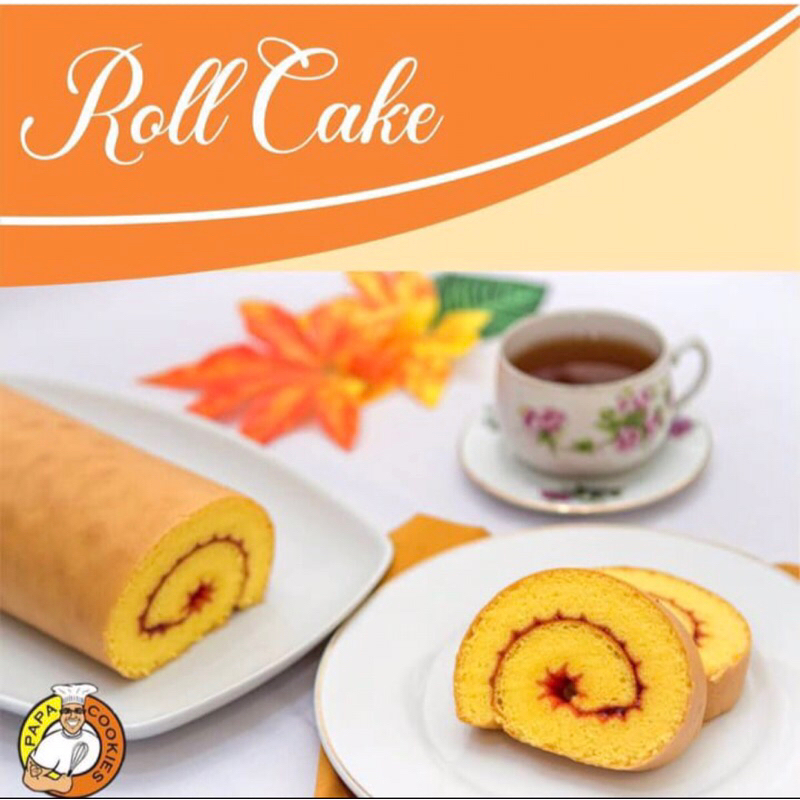 

roll cake papa cokies