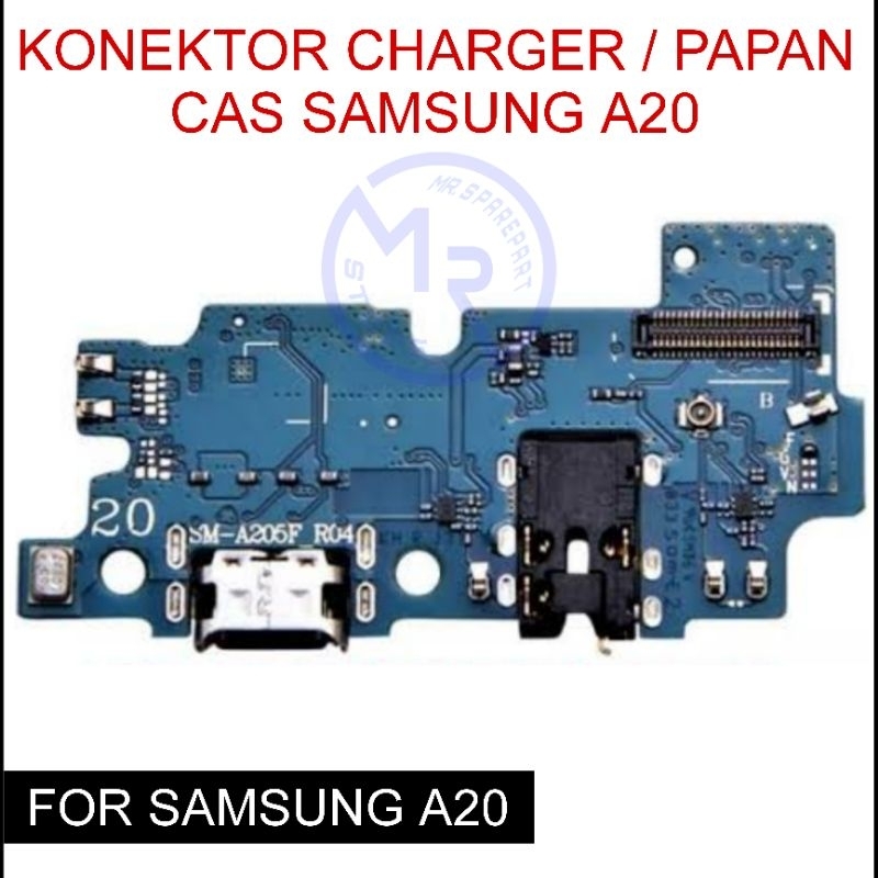 KONEKTOR CHARGER SAMSUNG A20 PCB KONEKTOR ORIGINAL