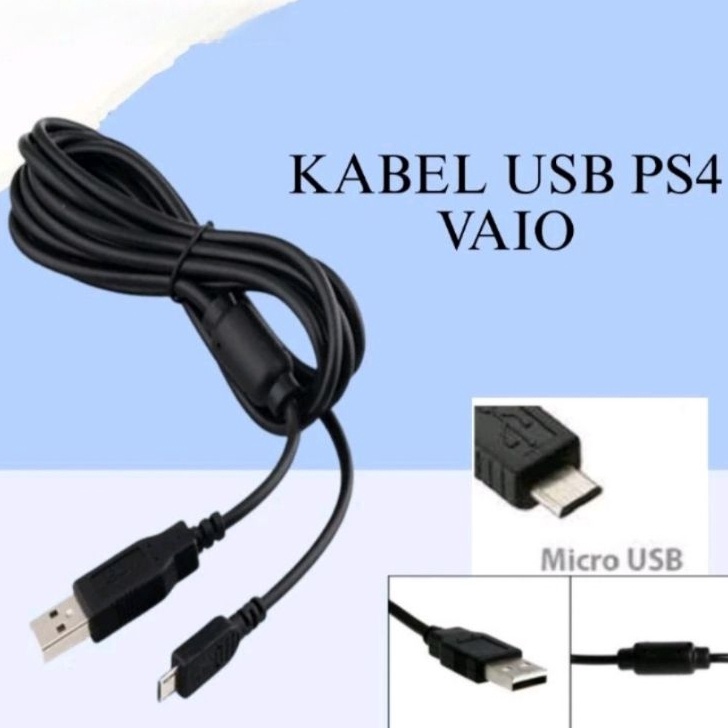 KABEL USB STIK PS4 DAN HP KABEL CHARGE STIK PS4 VAIO KABEL CHARGER STIK PS4 KABEL CHAS STIK PS4 VAIO