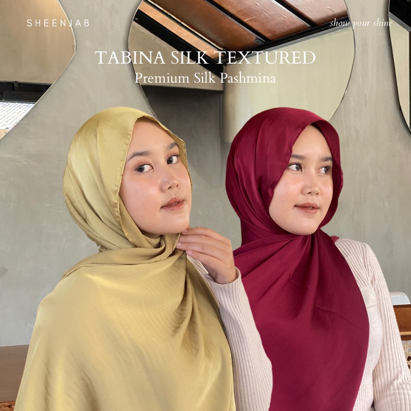 Pashmina Silk Textured - TABINA SILK SHEENJAB