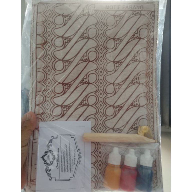 

Serbu Murah Alat Batik Canting Paket Belajar Membatik Lengkap Kain cat batik canting