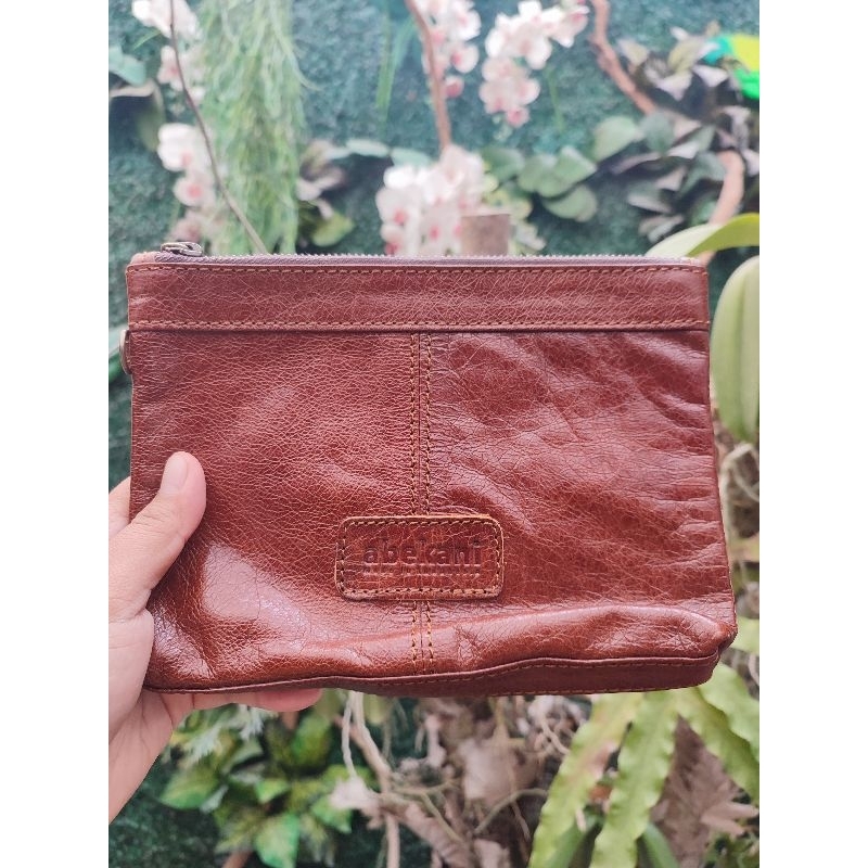 pouch abekani size M havana