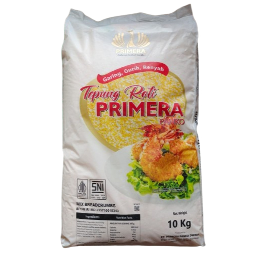 

Tepung panir / roti Primera mix warna Campur 1 bal 10 kg