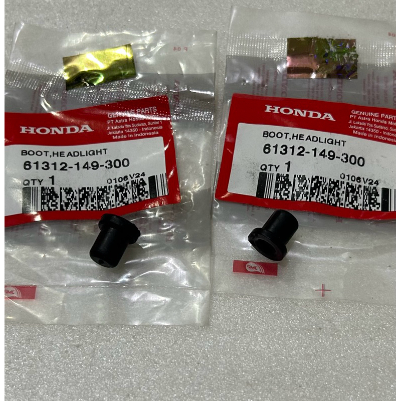2pcs Karet Boot Spakbor Depan CB/CBR150/250 Dudukan Plat Nomer Depan CB/CBR/CBX150 ADV Verza Ori AHM