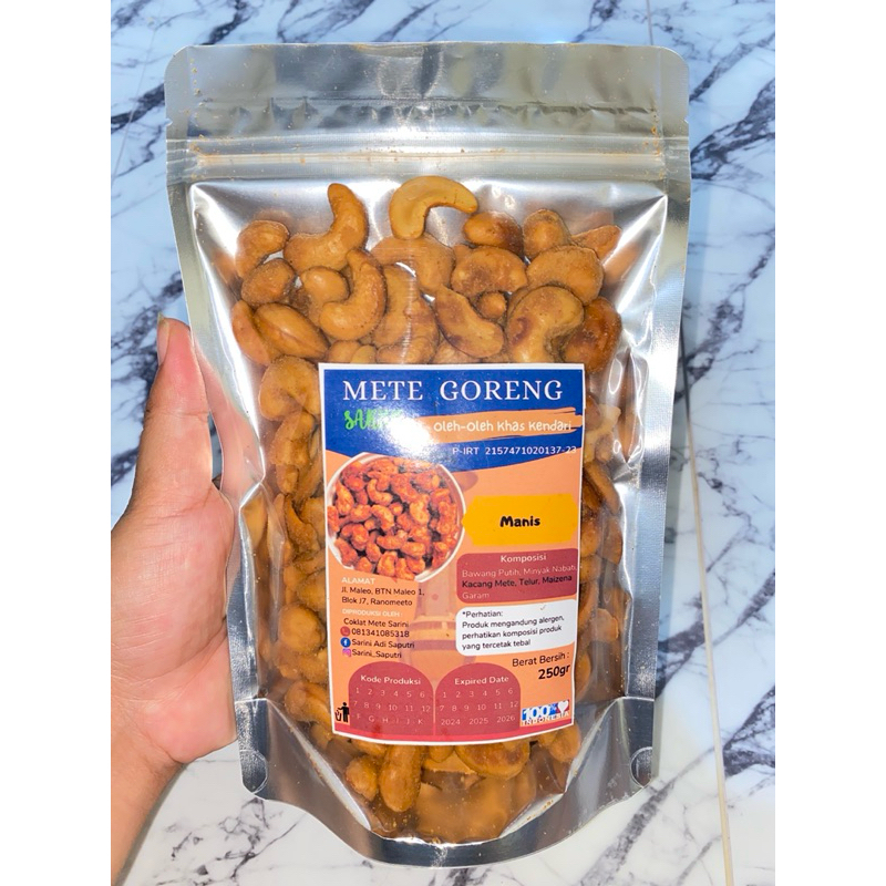 

Mete Goreng Manis 250gr