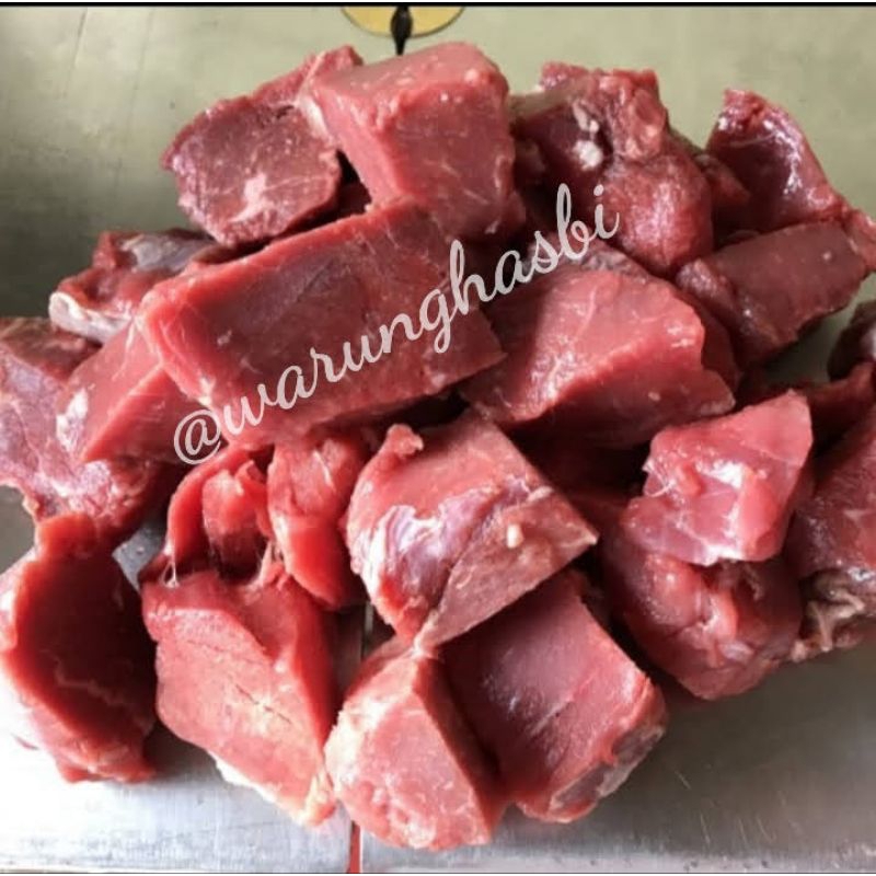 

1kg Daging sapi potong isi 20-30