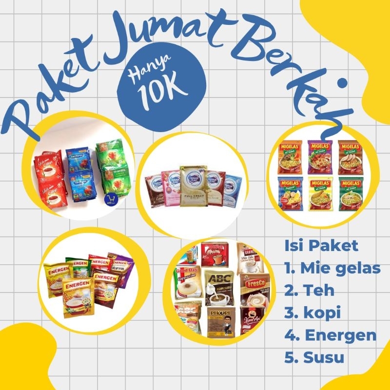 

PAKET JUMAT BERKAH || PAKET SEMBAKO || PAKET BERBAGI || PAKET MURAH