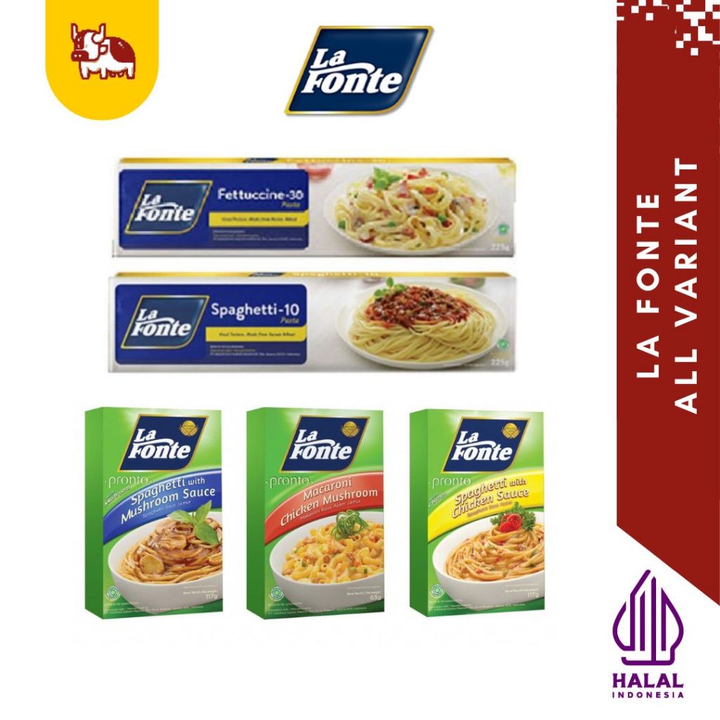 

La Fonte Pasta All Varian | Spaghetti Fettucine Elbow Mac Cheese Macaroni dll