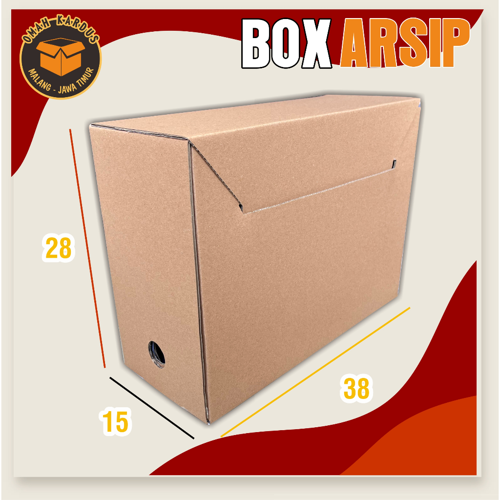 

BOX ARSIP 38x15x28 cm arsip Premium / box file / box dokument / Kardus file / / BOX ARSIP polos / BOX FILE