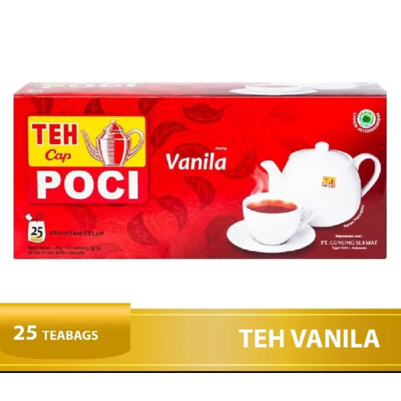 

2 box teh cap poci vanila 25 teabags
