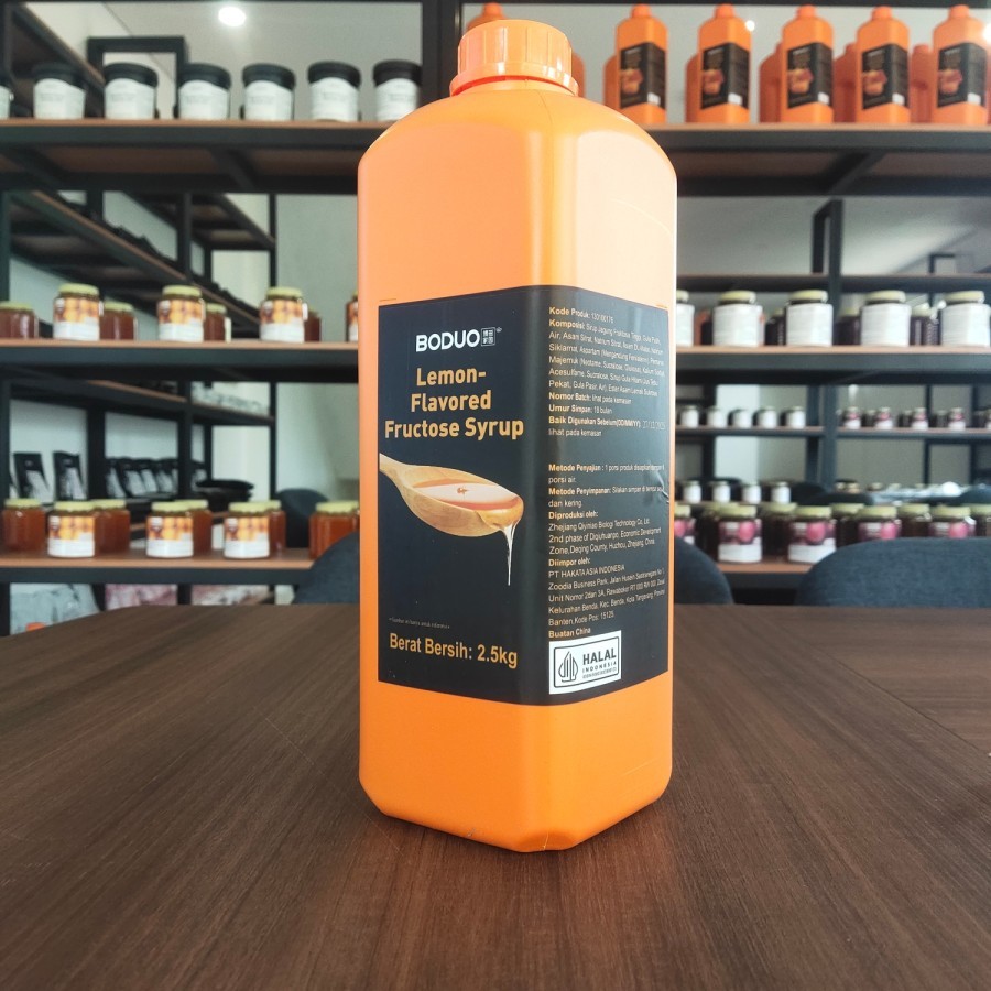 

Boduo Lemon Flavored Syrup - 2,5 Kg - Lemon Concentrated Sirup