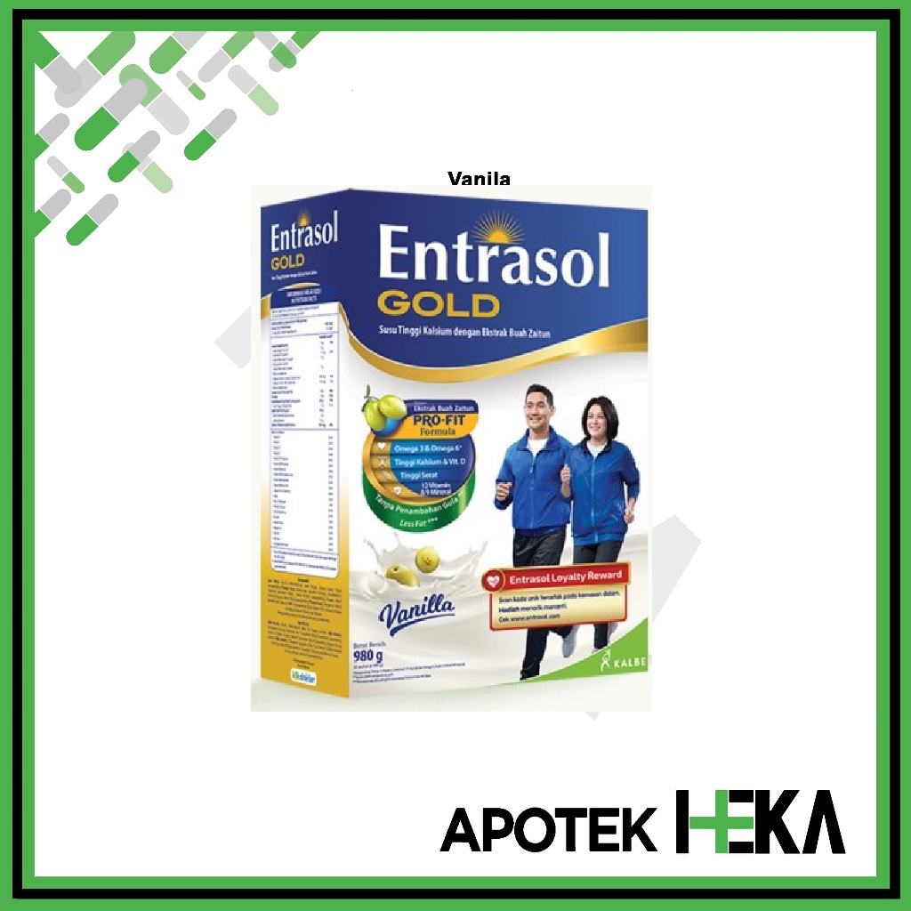 

Entrasol Gold 980 g - Susu Tinggi Kalsium [JAKSEL]