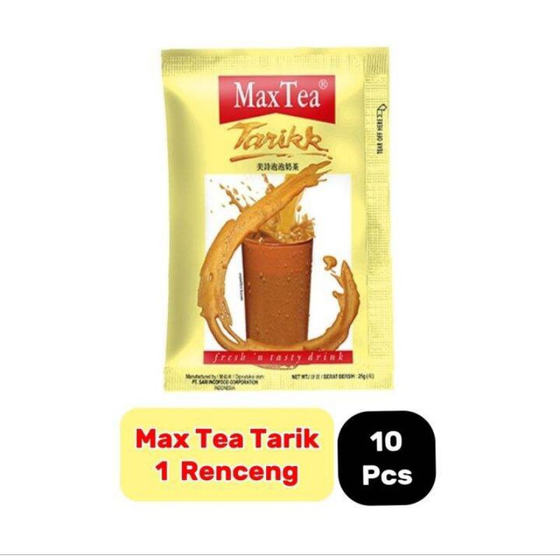 

Max Tea Teh Tarik - 1 Renceng (isi 10 sachet)