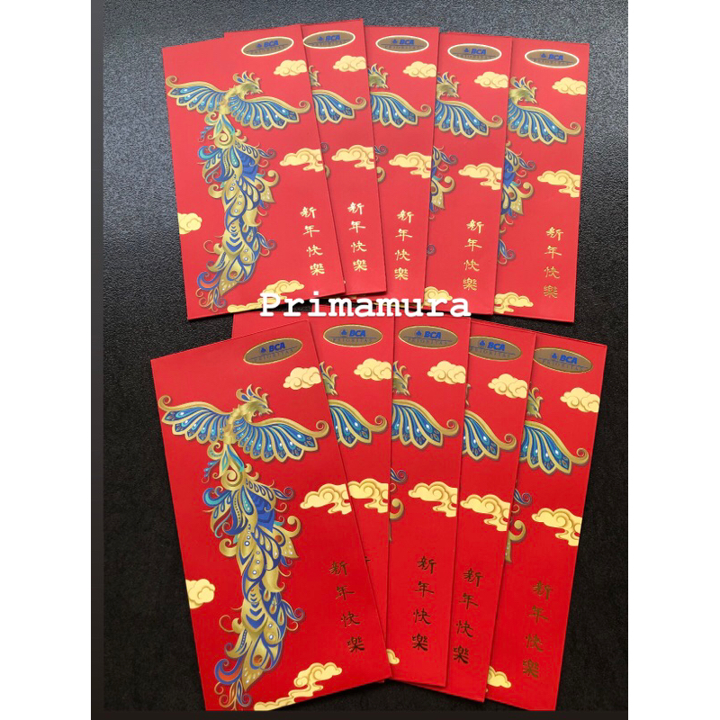 

kertas angpao/kertas angpao prioritas Bca isi 5 pcs