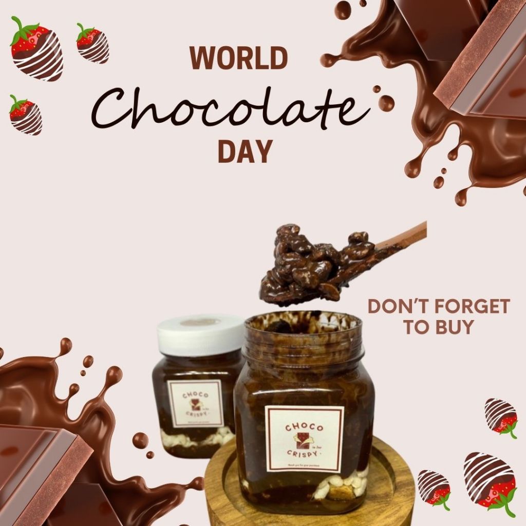 

CHOCO RICE CRISPY | CHOCO JAR VIRAL | UKURAN KEMASAN 200ML | COKLAT LUMER | ENAK | HALAL