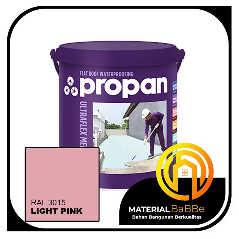 Propan Ultraflex Membrane RAL 3015 Light Pink 4 Kg | Cat Pelapis Anti Bocor Dinding Dalam dan Luar