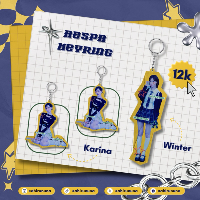 Keychain Kpop Aespa