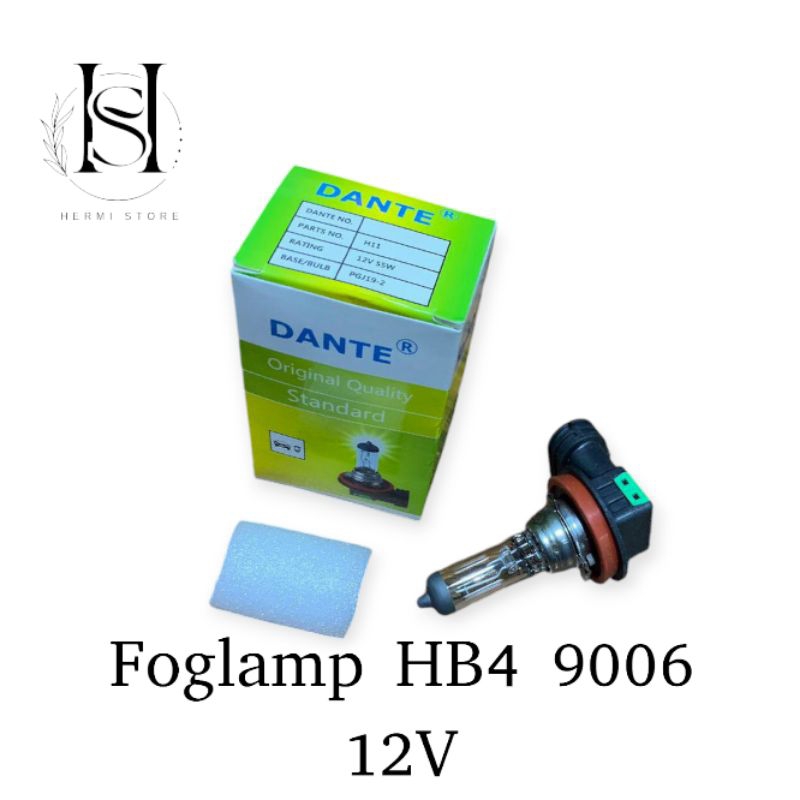 DANTE Bohlam Foglamp HB4 9006 12V