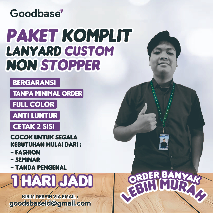 

Paket Komplit LANYARD NON STOPPER ID CARD PVC / paket idcard/ idcard paket komplit murah/ paket lanyard idacard murah premium