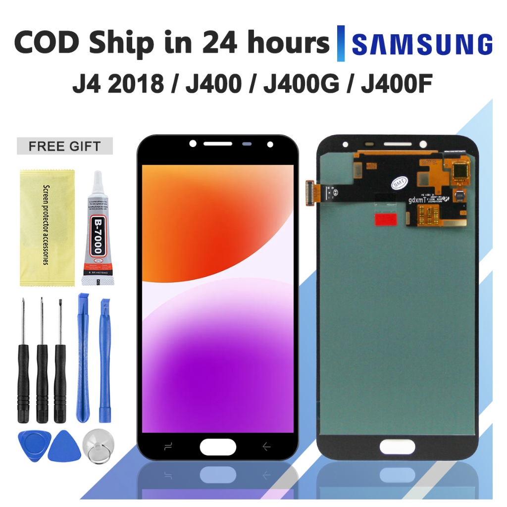 Original LCD SAMSUNG GALAXY J4 2018 J400 J400G J400F J400M TOUCHSCREEN