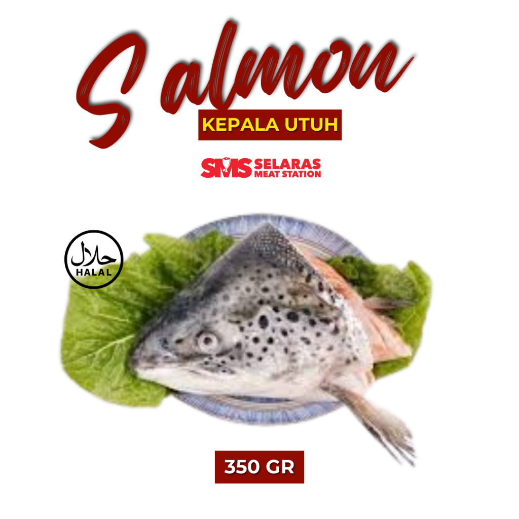 

Kepala Salmon Head 200 gram Frozen