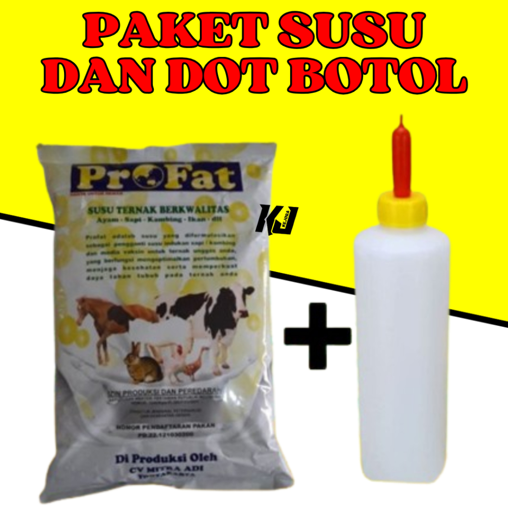 Paket Susu Profat Dot Botol Susu Sapi Kambing kerbau