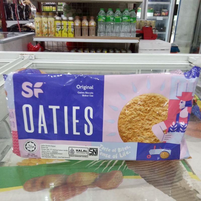 

Biskuit Oaties Original berat bersih 248gr