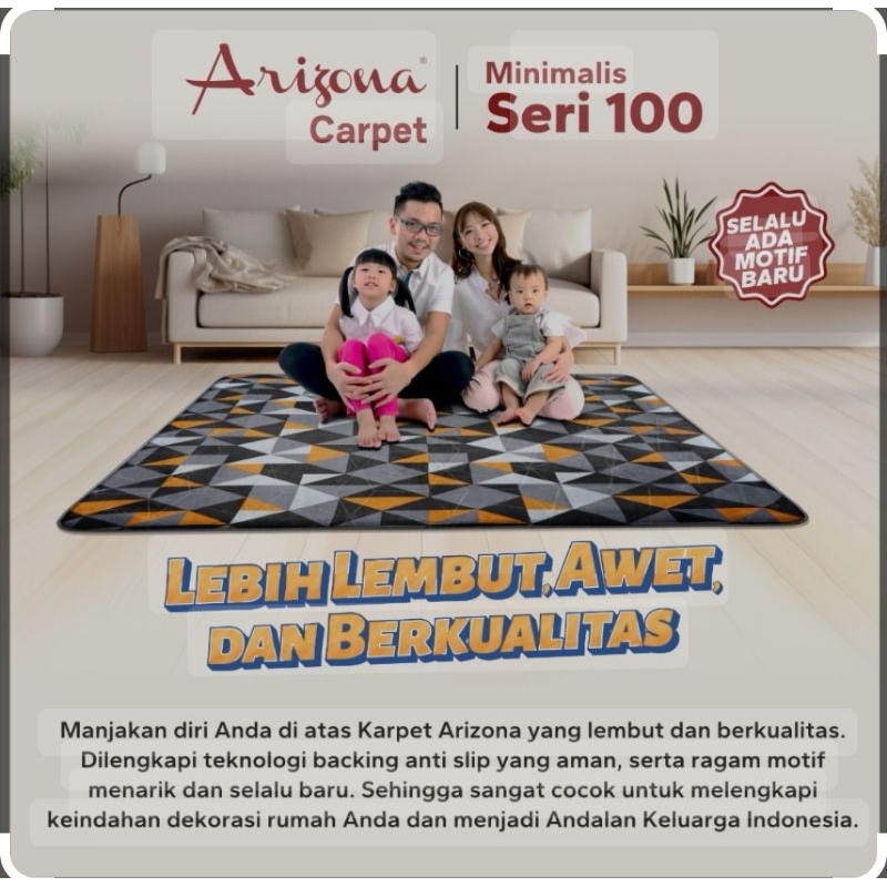 [ 190x220 ] Karpet embos ARIZONA size jumbo