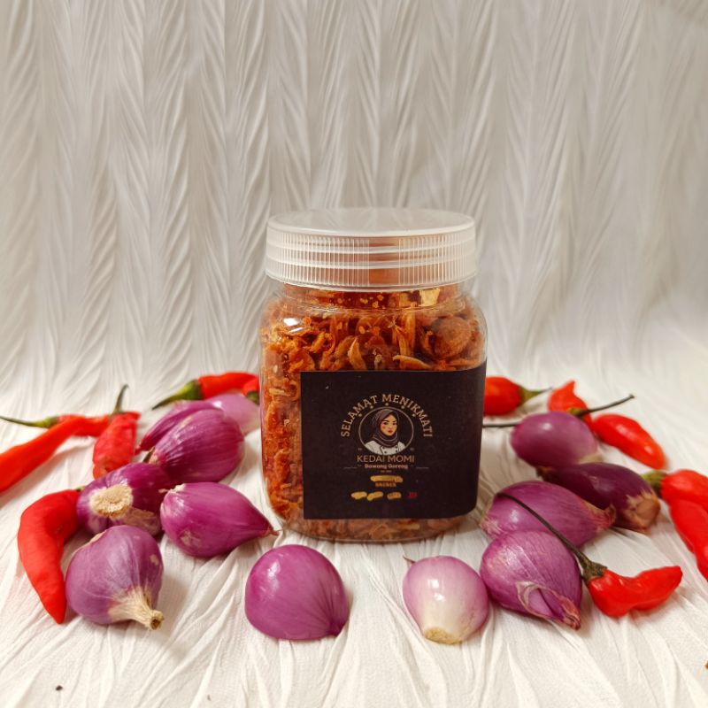 

Bawang Goreng Brebes Pedas Segar 60gr (level 3)