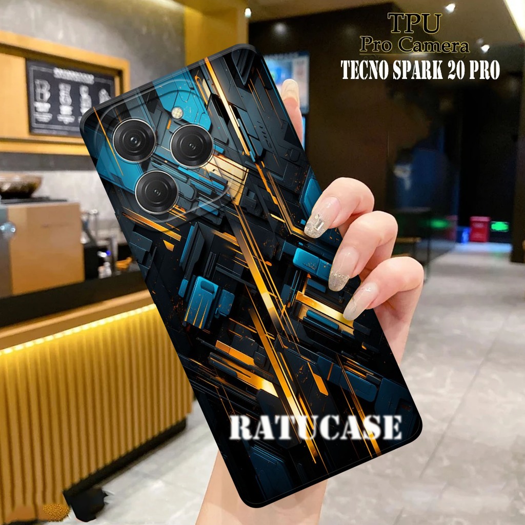 CASE TECNO SPARK 20 PRO SPARK 20 SPARK 20C - Softcase Pro Camera Tecno Spark 20 MOTIF  Case Pro Came